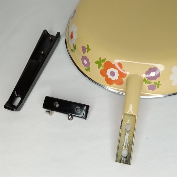 MCM Porcelain Enamel Fry Pan With Original Box Made In West Germany 1960s - Picture 12 of 12